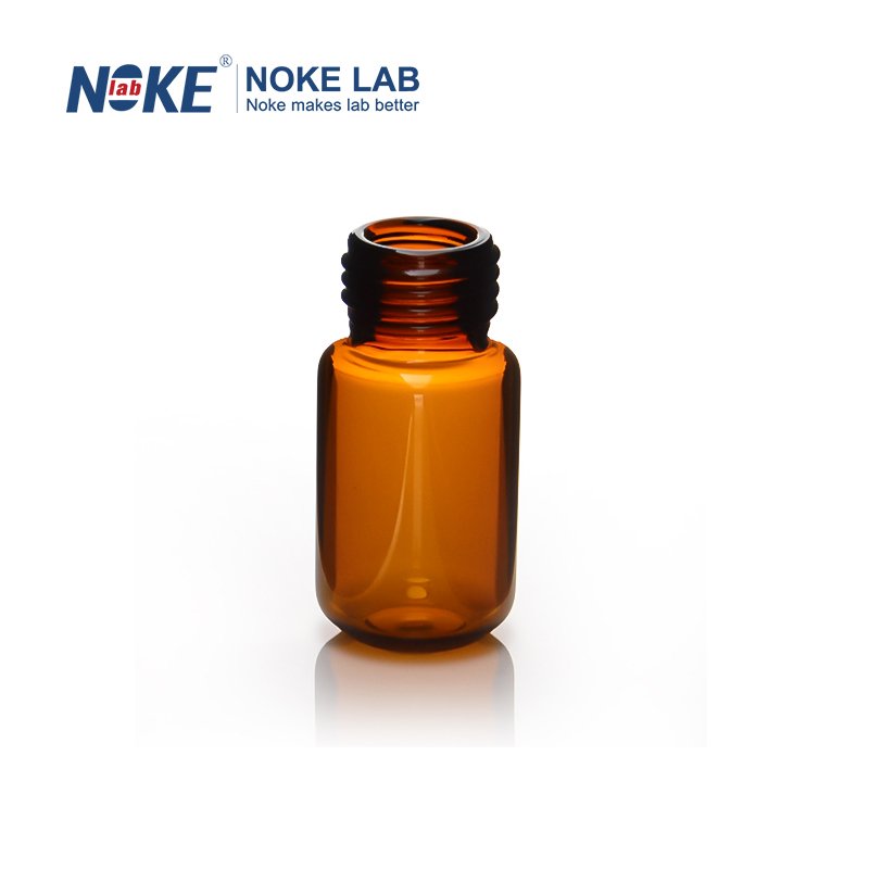 10 mL Amber Headspace Vial, 18 mm Screw Thread, Round Bottom, Type 1 Borosilicate Glass